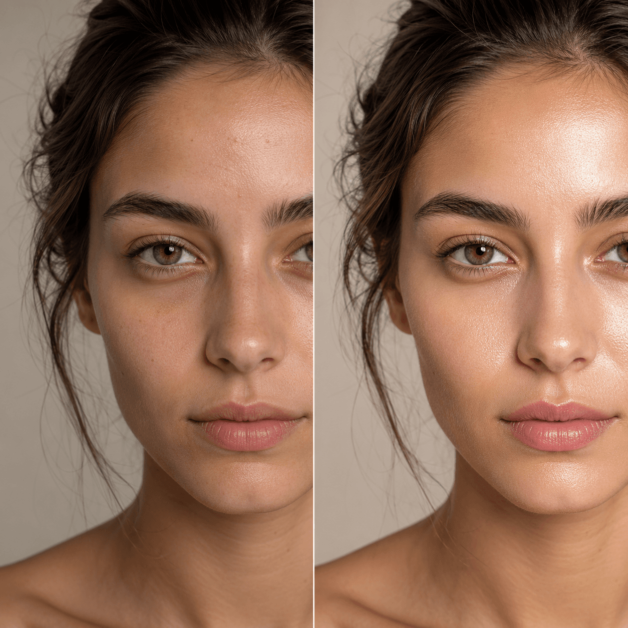 Before · After — Dullness